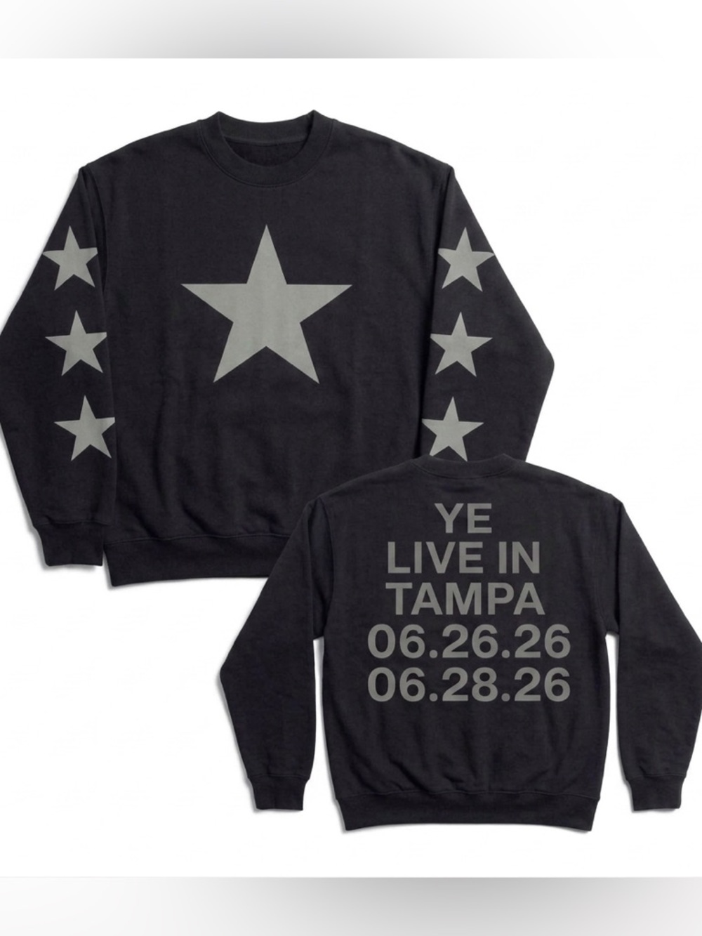 Kanye West live at Tampa long sleeve shirt  Uni S-5XL